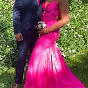 Size 4 hot pink prom dress!! $175 OBO +shipping